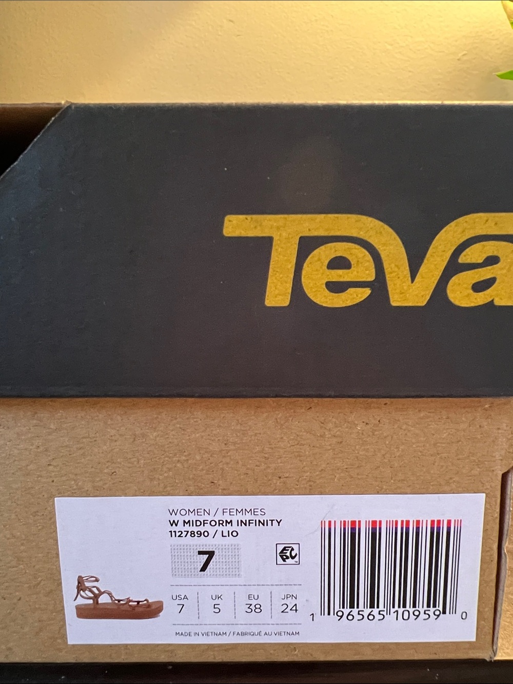 NWT Teva Women's Midform Infinity Flatform Sandal - Picture 7 of 9